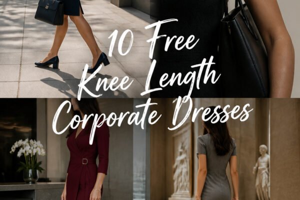 10 Free Knee Length Corporate Dresses For Work