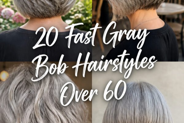 20 Fast Gray Bob Hairstyles For Women Over 60
