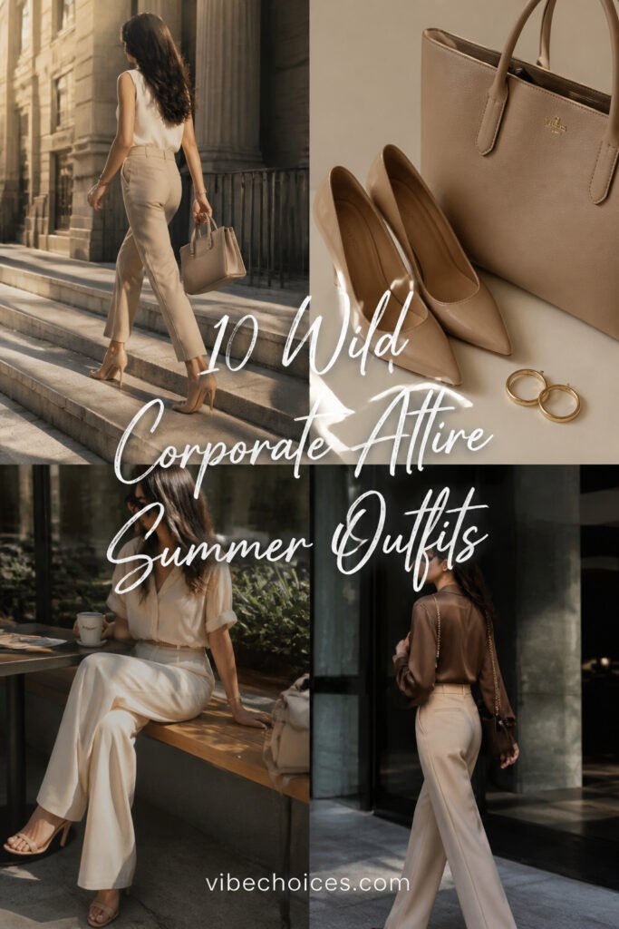 10 Wild Corporate Attire Women Summer Outfits