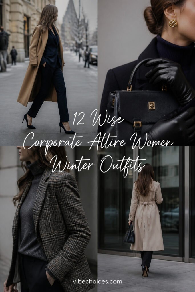 12 Wise Corporate Attire Women Winter Outfits