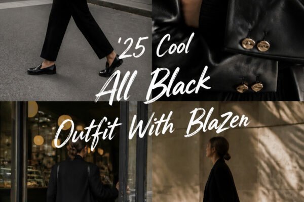25 Cool All Black Outfit With Blazer