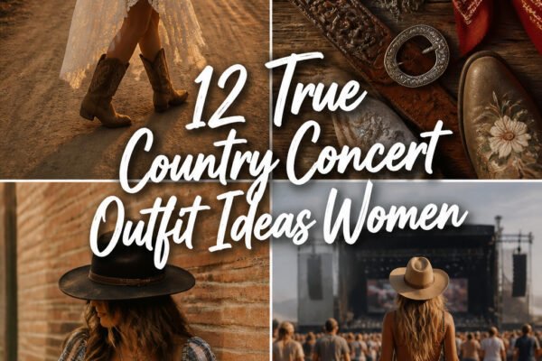 12 True Country Concert Outfit Ideas Women