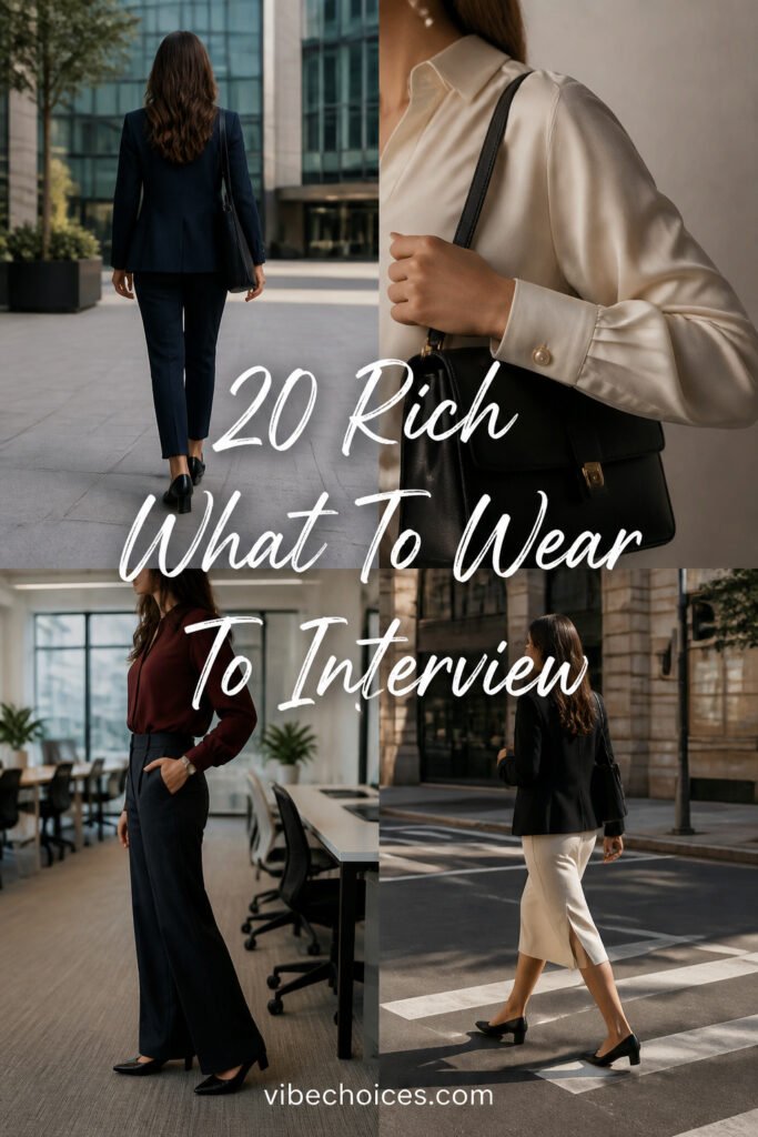 20 Rich What To Wear To An Interview Women