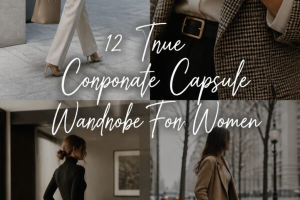 12 True Corporate Capsule Wardrobe For Women