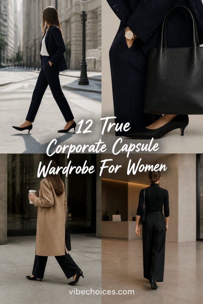 12 True Corporate Capsule Wardrobe For Women