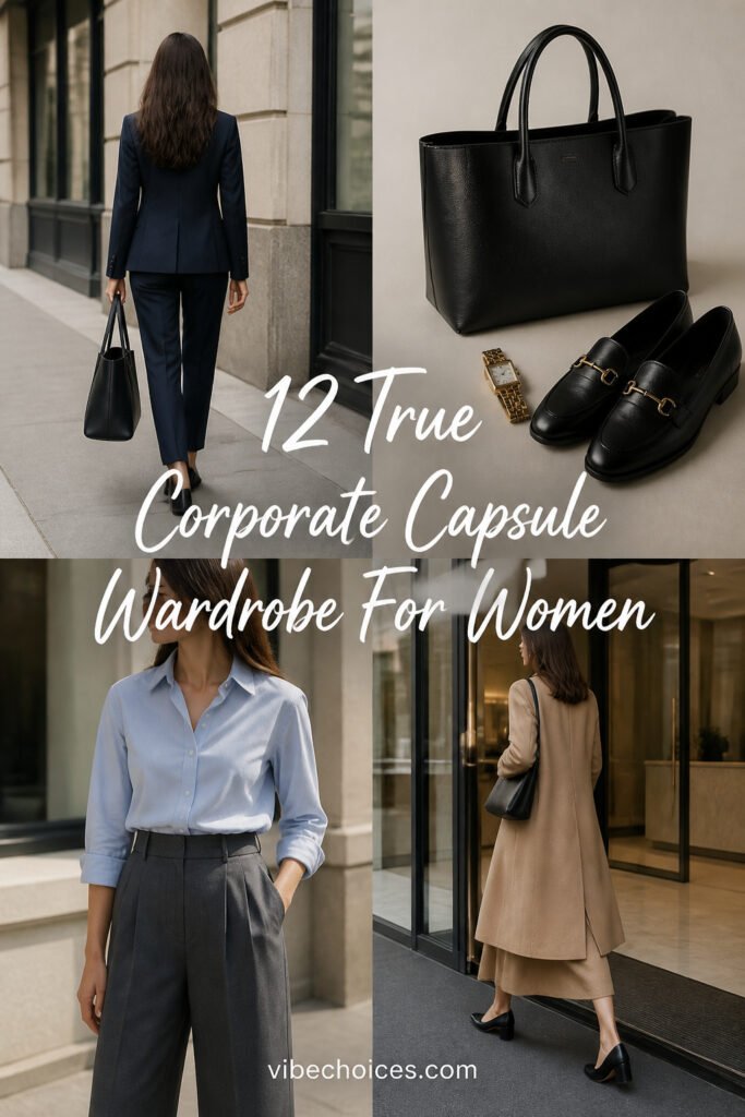 12 True Corporate Capsule Wardrobe For Women