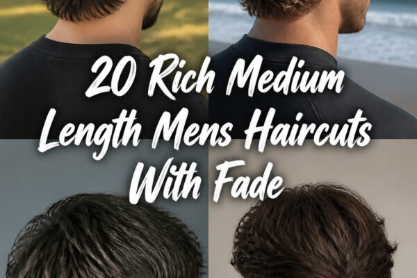 20 Rich Medium Length Mens Haircuts With Fade